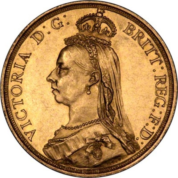 Sterlina Oro Vittoria Giubileo